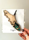 Wooden Island | Whale Tail Ornament