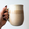 Cream Pottery Mug